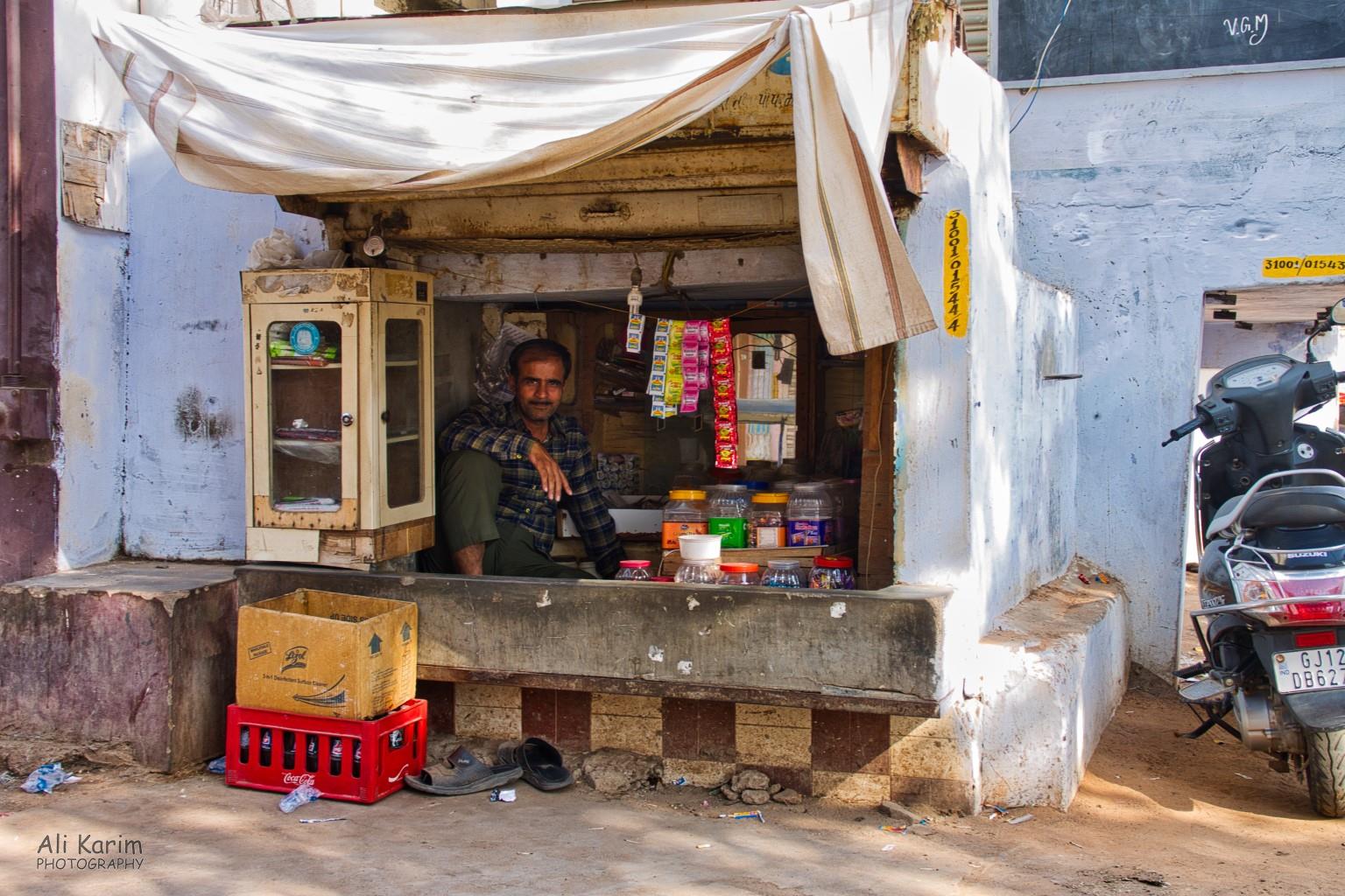 Enterprising village shopkeeper Bhuj, Kutch, Gujarat Enterprising village shopkeeper