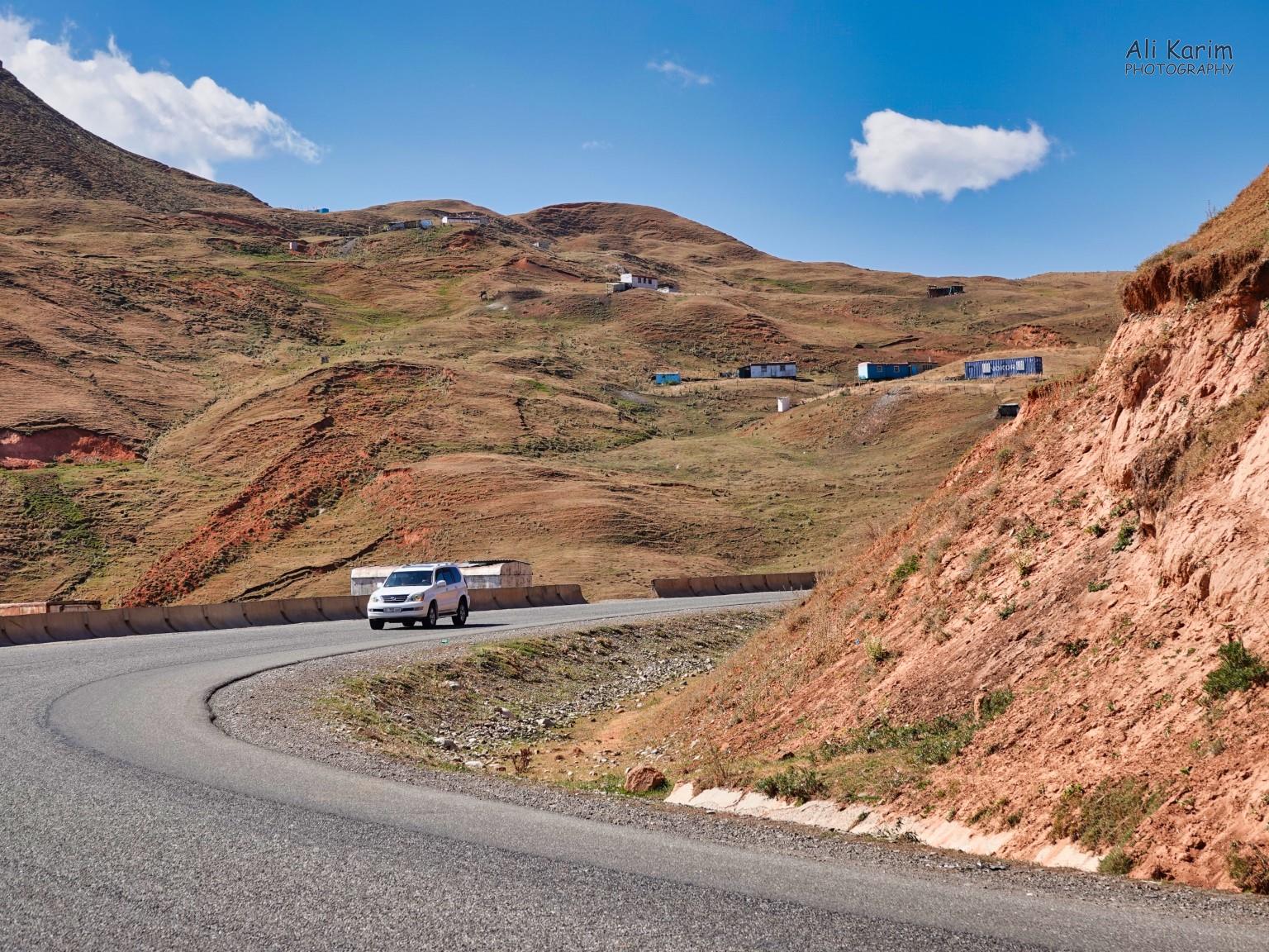 More nomad summer homes doting the hillsides Silk Road 16: More Osh, Kyrgyzstan More nomad summer homes doting the hillsides