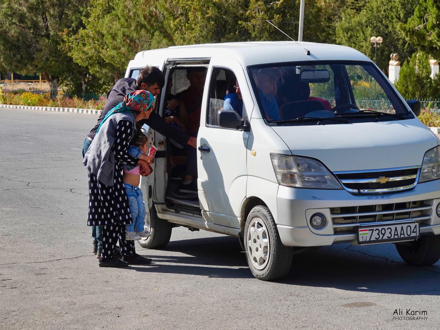 Local taxi’s that would take you to different parts of the town More Khorog, Tajikistan Local taxi’s that would take you to different parts of the town