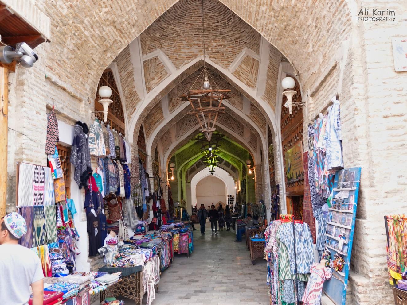 View inside one of the trading domes; still filled with shops selling to tourists Bukhara, Oct 2019, View inside one of the trading domes; still filled with shops selling to tourists