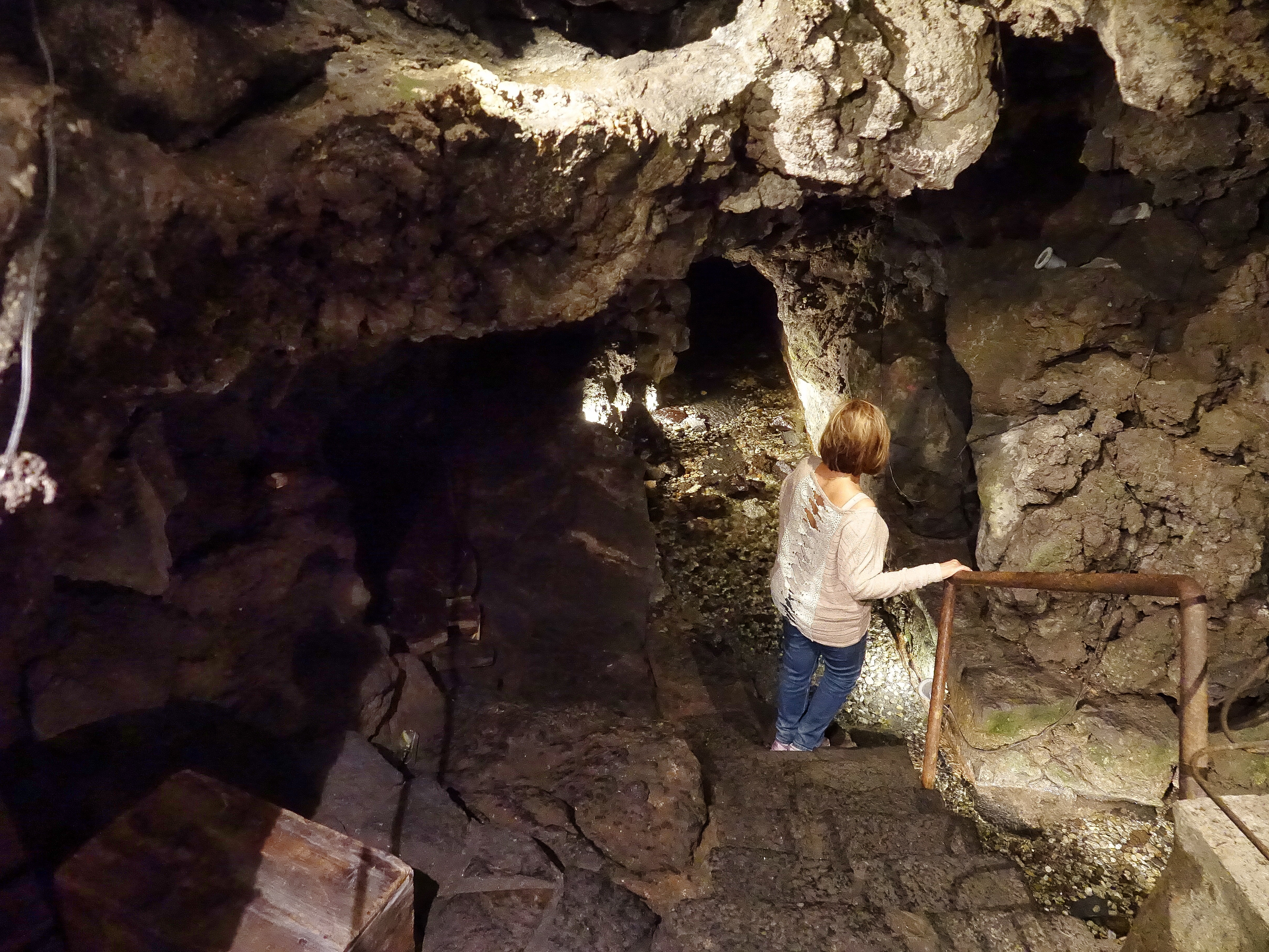 Underground cave dining at Agora
