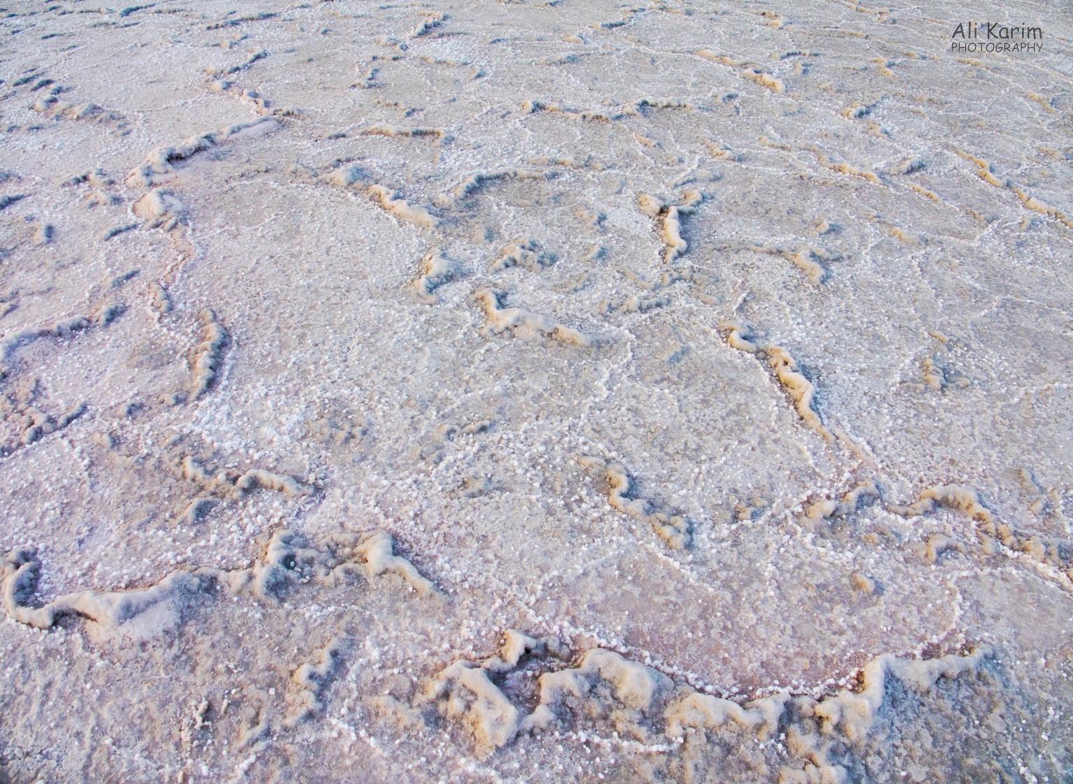 Bhuj, Kutch, Gujarat A closer look at the salt ridges and cyrstals