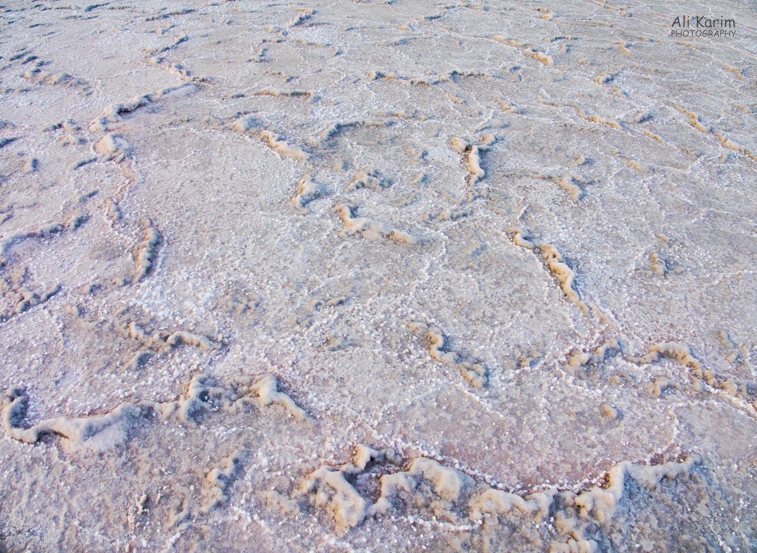 A closer look at the salt ridges and cyrstals Bhuj, Kutch, Gujarat A closer look at the salt ridges and cyrstals