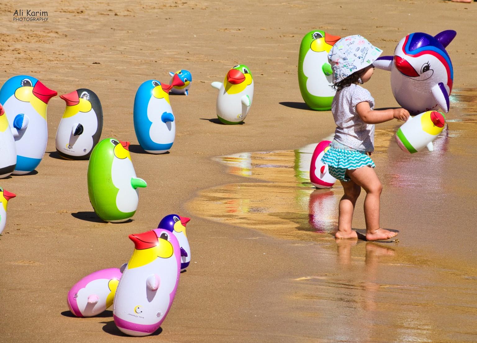 Fun on the beach Algarve, Portugal Fun on the beach