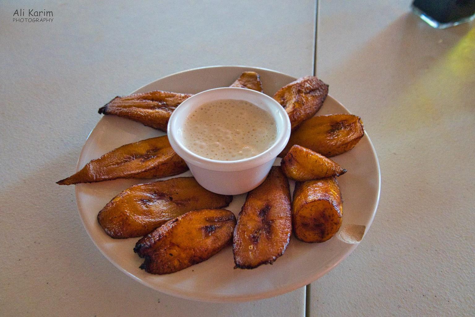 Bacalar & Mahahual, Mexico, Jan 2020, And fried sweet plantain for desert