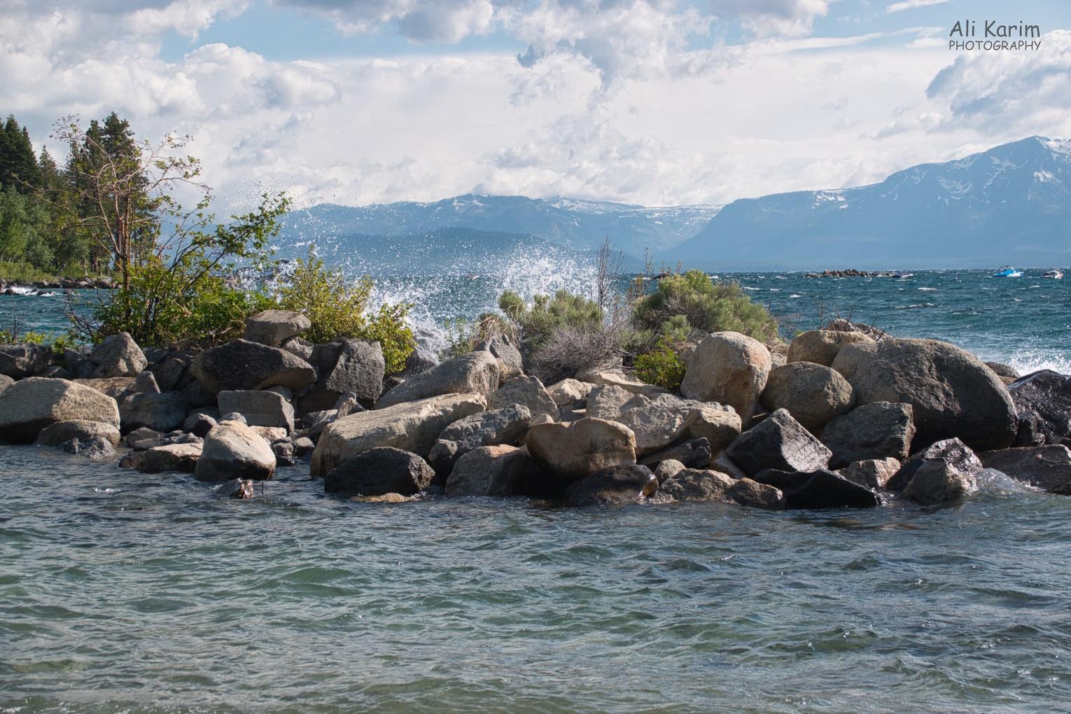 Choppy Lake Tahoe Yosemite & Death Valley, June 2020, Choppy Lake Tahoe