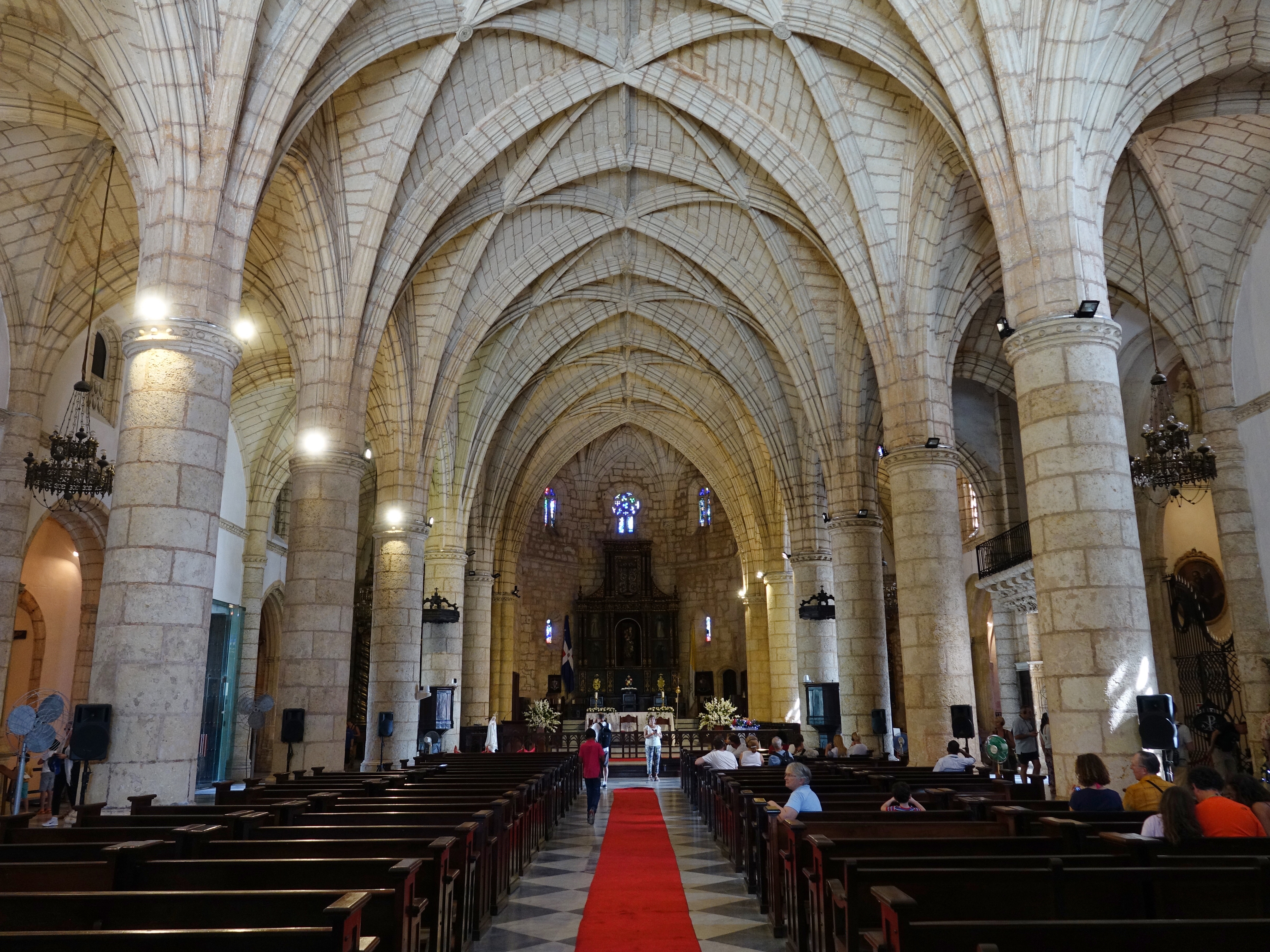 Inside the beautiful Cathedral Primada, in daily use Inside the beautiful Cathedral Primada, in daily use