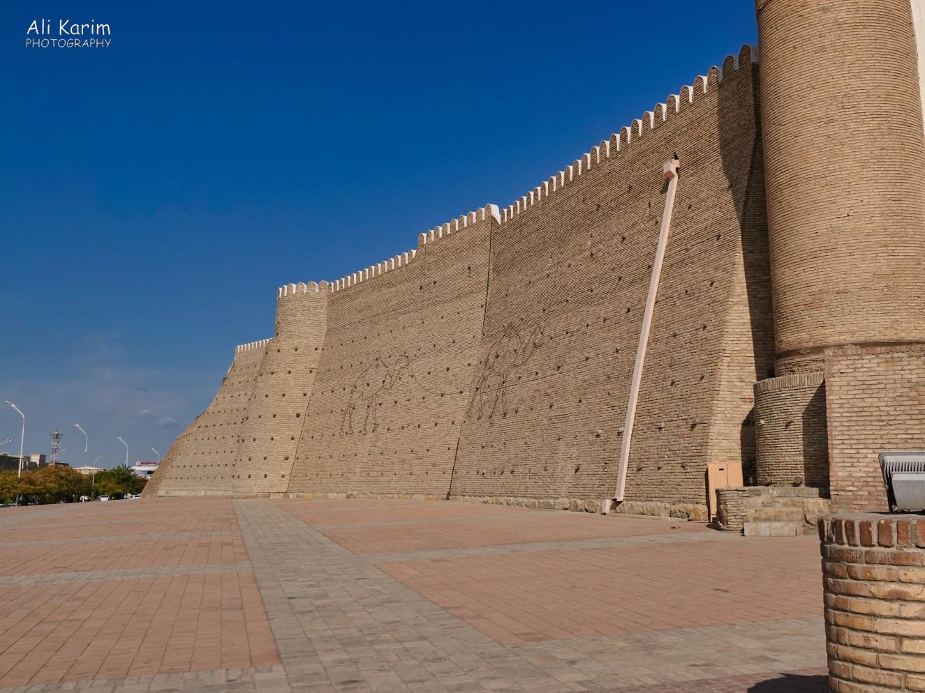 Walls of the Arc Citadel Bukhara, Oct 2019, Walls of the Arc Citadel