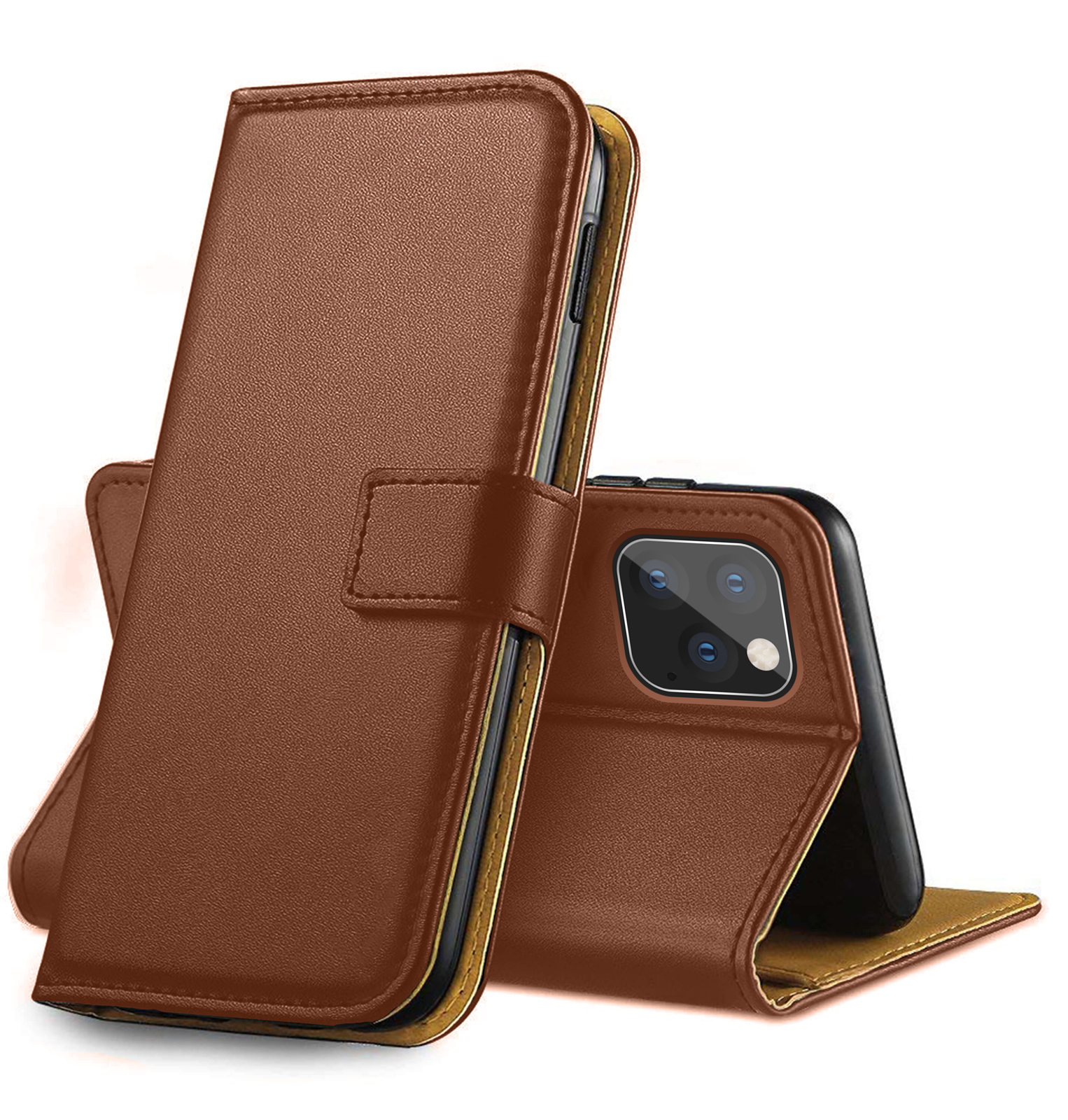 For Apple iPhone 11 Pro Max X Luxury Leather Flip Card ...