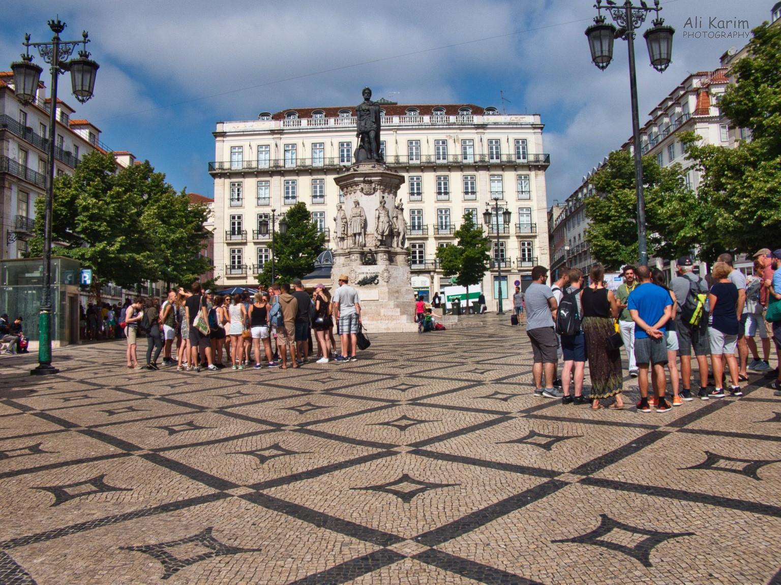 The Praça Luís de Camões; a popular tourist meeting place for guided walking tours The Praça Luís de Camões; a popular tourist meeting place for guided walking tours