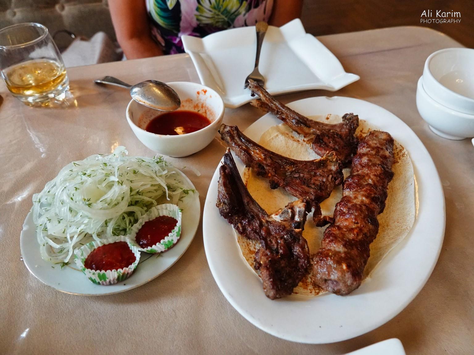Dushanbe, Tajikistan Late lunch at Samarkand restaurant