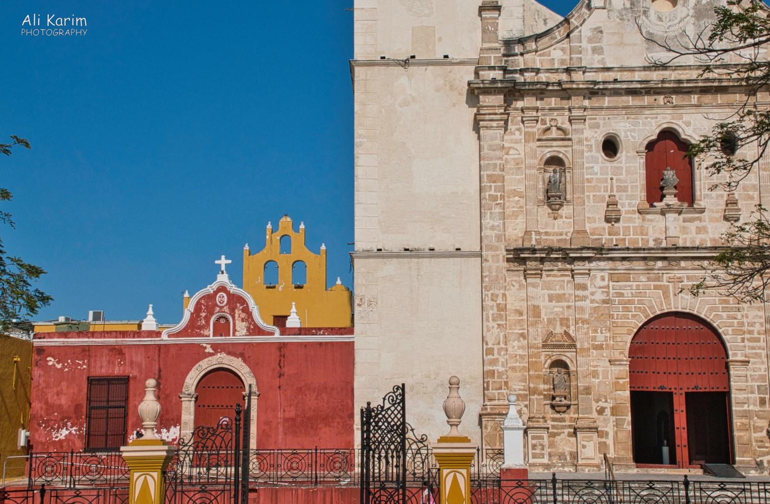 Mérida  & Campeche, Yucatan Peninsula, Mexico, Feb 2021, Church upon church upon church (literally)