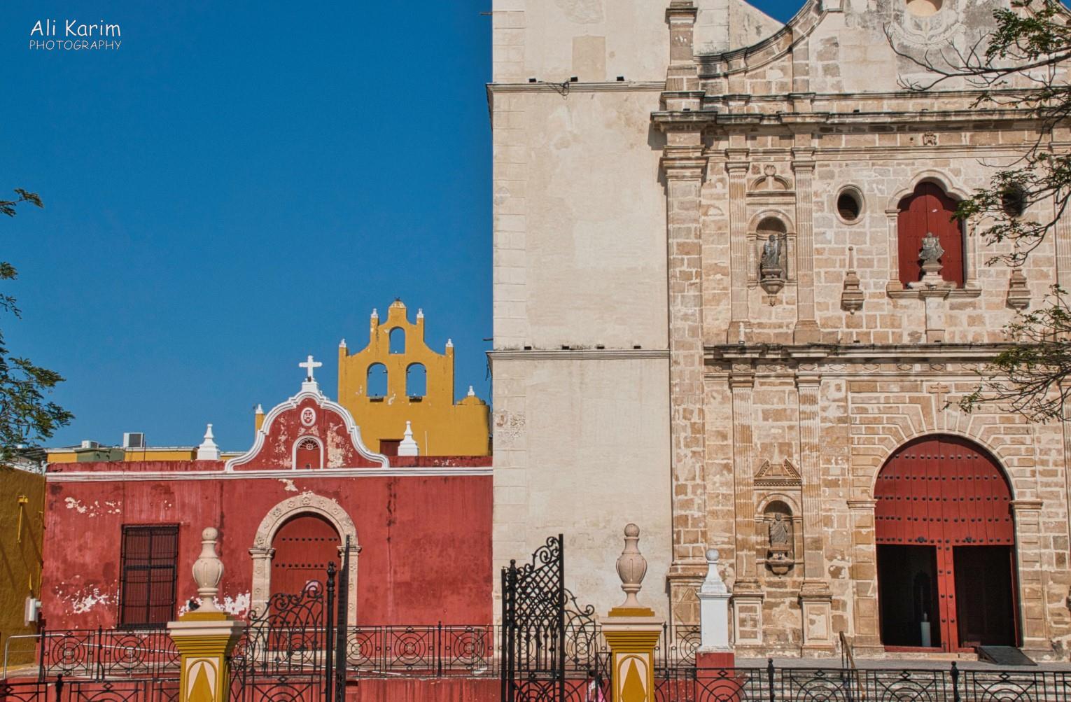 Church upon church upon church (literally) Mérida & Campeche, Yucatan Peninsula, Mexico, Feb 2021, Church upon church upon church (literally)