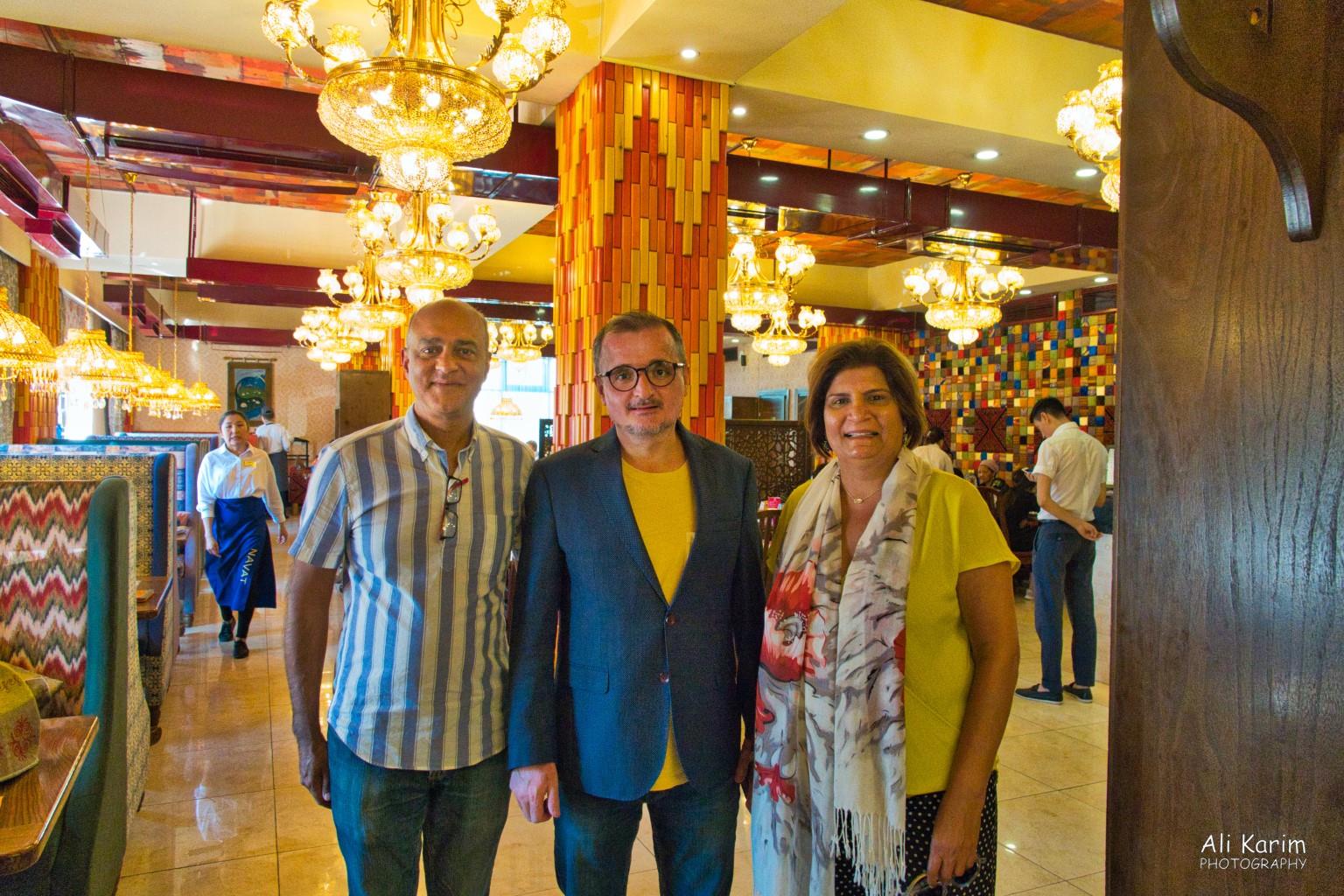 Lunch at Navat restaurant with Abakhon Silk Road 14 Bishkek Lunch at Navat restaurant with Abakhon