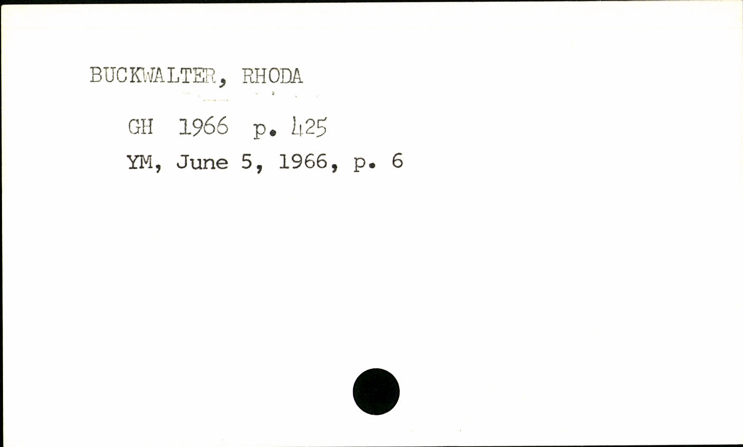 Walter Rhoda BUCKWALTER, RHODA 01 – Mennonite Life