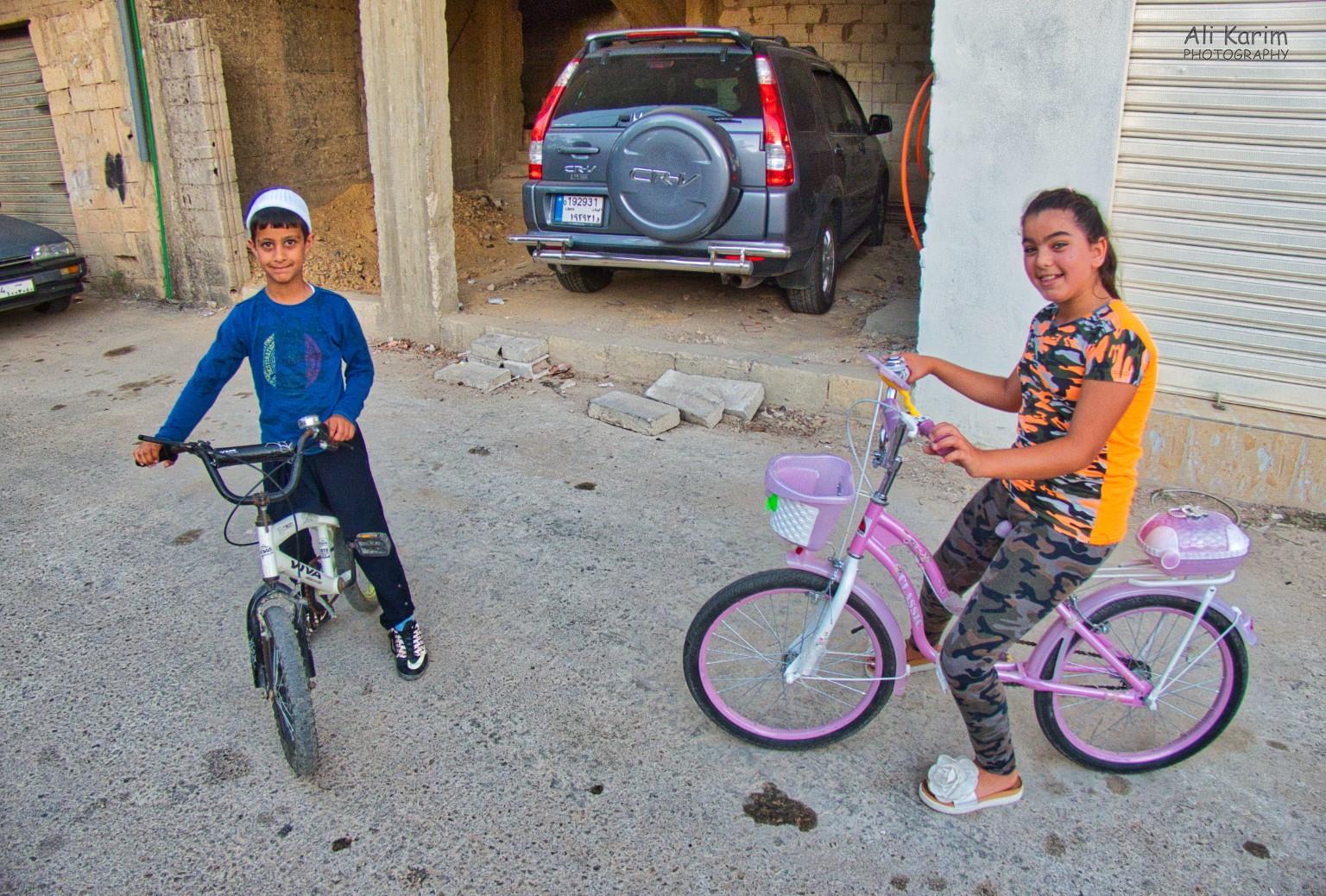 Kids enjoying the evening; many boys were wearing the white cap; while the men were wearing the white “topee’s” Bekaa Valley Winery, Chouf Mountains & the Druze Kids enjoying the evening; many boys were wearing the white cap; while the men were wearing the white “topee’s”