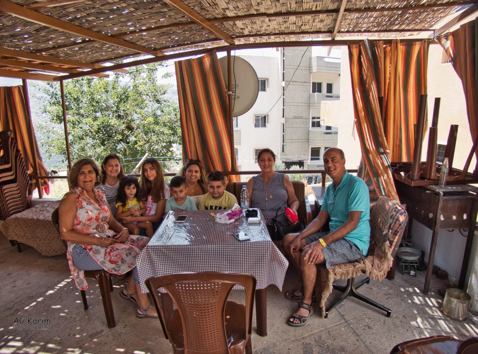 The Lebanese family who invited us to join them for coffee Bsharri and Qadisha Valley The Lebanese family who invited us to join them for coffee