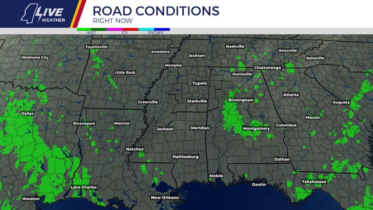 Regional Road Conditions Right Now