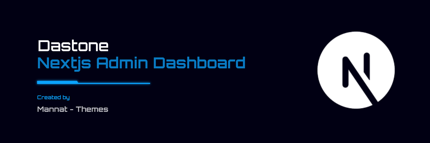 Dastone - Next Js Admin & Dashboard Template - 1