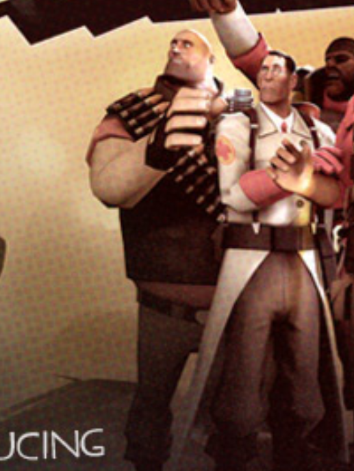Heavy is shielding medic from mecha engi.